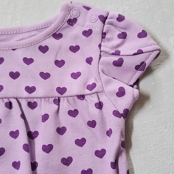 Garanimals (3) Piece Lavender & Purple Set Baby Girl - Picture 11 of 12